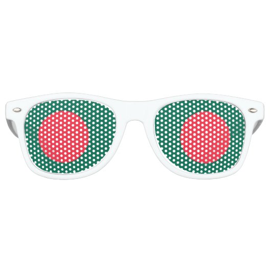 Party Shades Sunglasses - Flagge Bangladeschs Partybrille (Vorderseite)
