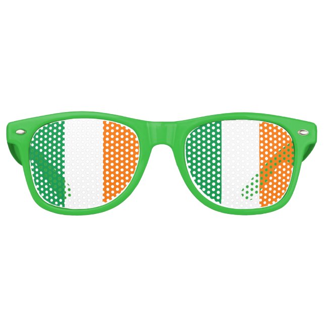Party Shades Sunglasses - Flagge Irlands Partybrille (Vorderseite)