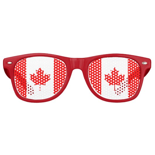 Party Shades Sunglasses - Kanada-Flagge Partybrille (Vorderseite)