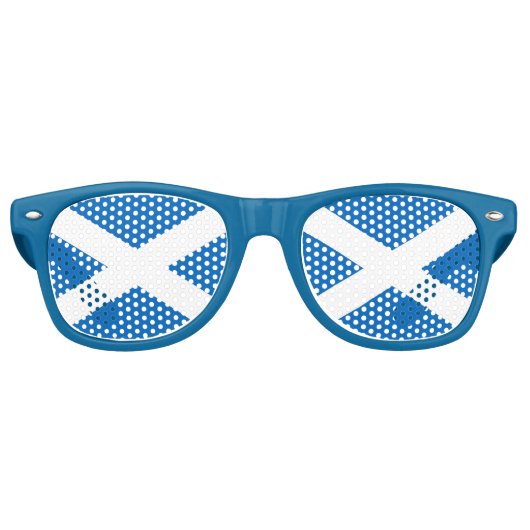 Party Shades Sunglasses - Schottische Flagge, Vere Partybrille (Vorderseite)