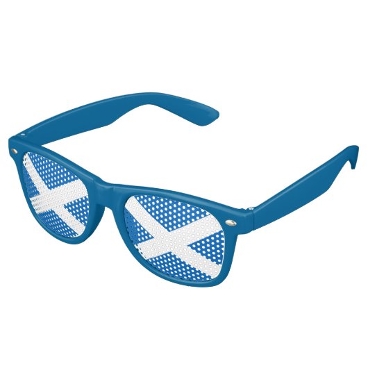 Party Shades Sunglasses - Schottische Flagge, Vere Partybrille (Schrägansicht)