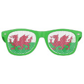 Party Shades Sunglasses - Wales flagge, UK Partybrille (Vorderseite)