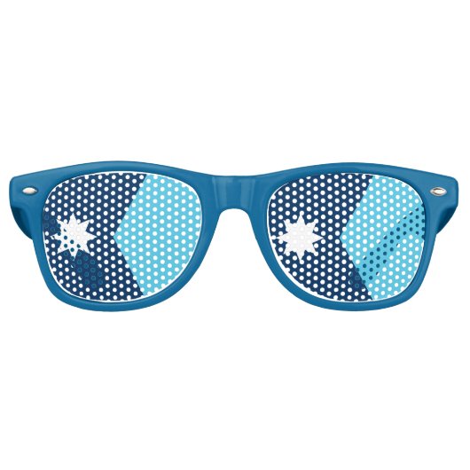 Party Shades Sunglasses with flag of Minnesota Partybrille (Vorderseite)