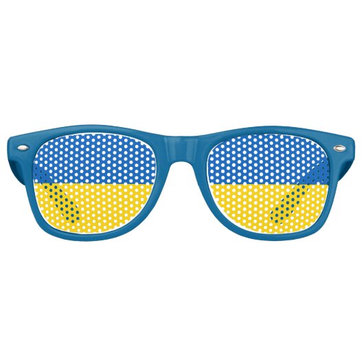 Party Shades & Ukraine Sonnenbrille / ukrainische (Vorderseite)