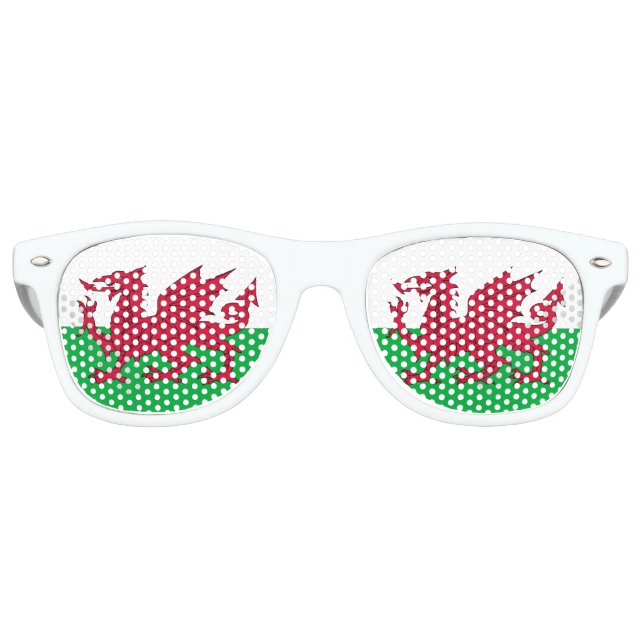 Party Shades & Wales Sonnenbrillen / Walisische Fl (Vorderseite)