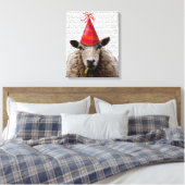 Party Sheep Leinwanddruck (Insitu (Schlafzimmer))