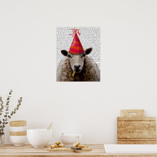 Party Sheep Poster (Küche)
