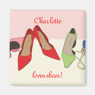 Party Shoes Design - personalisiert Magnet