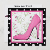 Party Shoes - SRF Einladung (Vorne/Hinten)