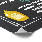 Party-Signierung des Hot Dog-Bar Poster (Ecke)