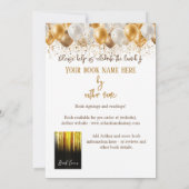 Party "Signierung von Buchvorgängen" Einladung (Rückseite)