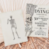 Party Skeleton Halloween Party Einladung