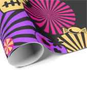 Party Skulls Packpapier (Rolleneckpunkt)