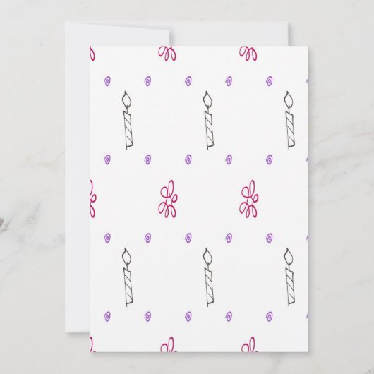 Party Sloth Einladung (Rückseite)