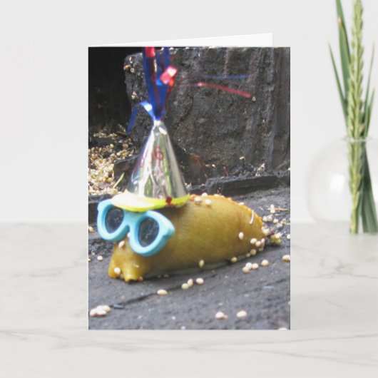 Party Slug Einladung (Vorderseite)