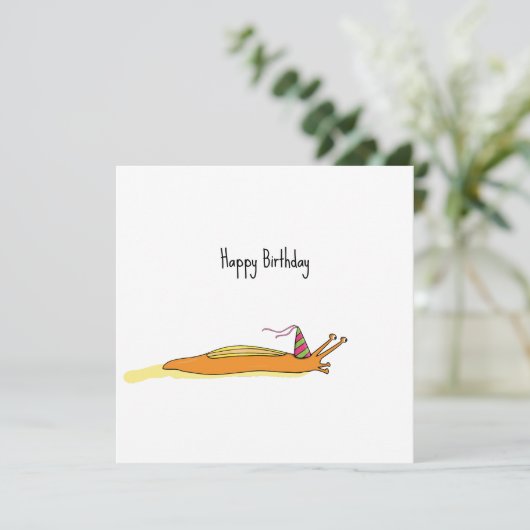 Party Slug Karte (Stehend Vorderseite)