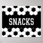 Party-SNACKS-Beschriftung Poster (Vorne)