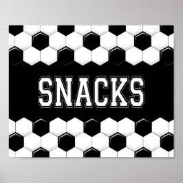 Party-SNACKS-Beschriftung Poster