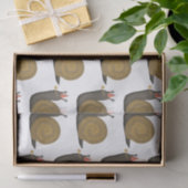 Party Snail Illustration Seidenpapier (Geschenk)