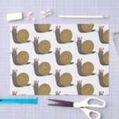 Party Snail Illustration Seidenpapier (Handwerk)