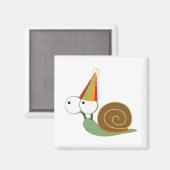 Party Snail Magnet (Vorderseite/Rückseite)