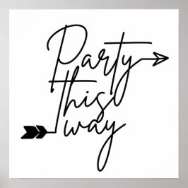 Party so Richtung Poster