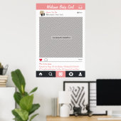 Party "Social Media"-Rahmen Foto-Stand Proster-Pos Poster (Heimbüro)