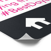 Party "Social Media"-Rahmen Foto-Stand Proster-Pos Poster (Ecke)