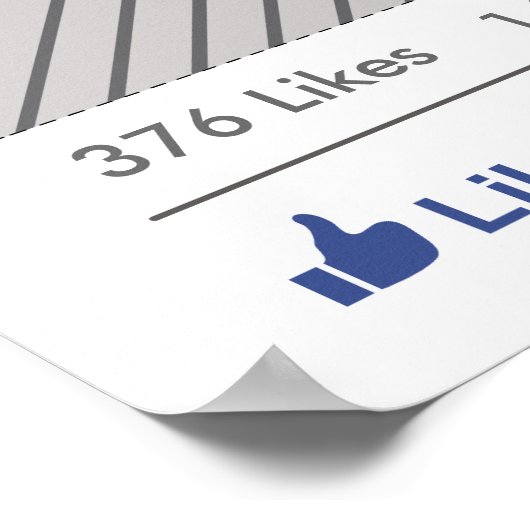 Party "Social Media"-Rahmen Foto-Stand Proster-Pos Poster (Ecke)