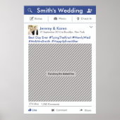 Party "Social Media"-Rahmen Foto-Stand Proster-Pos Poster (Vorne)