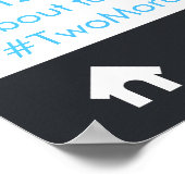 Party "Social Media"-Rahmen Foto-Stand Proster-Pos Poster (Ecke)