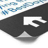 Party "Social Media"-Rahmen Foto-Stand Proster-Pos Poster (Ecke)