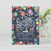 Party Sommerklatsche | Einladungen zum Geburtstag (Stehend Vorderseite)