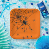 Party Spiders Paper Plate Pappteller (Party)