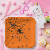 Party Spiders Paper Plate Pappteller (Party)