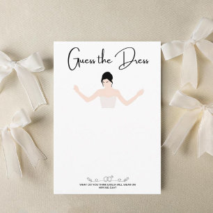 Party-Spiele skizzieren die Kleiderkarte Einladung