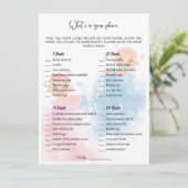 Party-Spielkarte für Wasserfarben Einladung (Stehend Vorderseite)