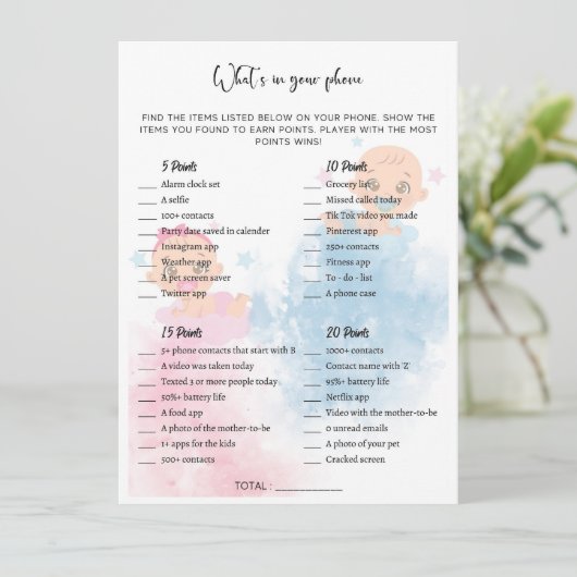 Party-Spielkarte für Wasserfarben Einladung (Stehend Vorderseite)