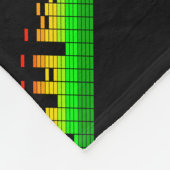 Party Spirit Design Muster und Grafiken Fleecedecke (Ecke)