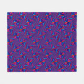 Party Spirit Design Patterns And Textur Fleecedecke (Vorderseite (Horizontal))