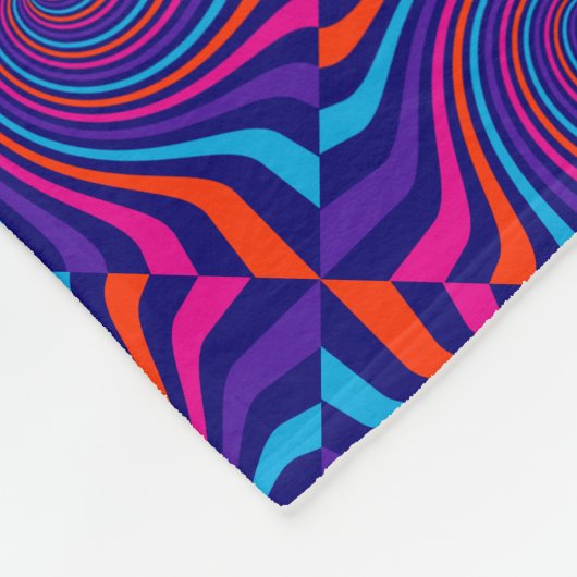 Party Spirit Design Patterns And Textur Fleecedecke (Ecke)