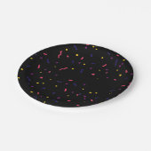 Party-Sprinkle Pappteller (Schrägansicht)