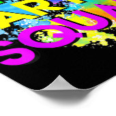 Party-Squad Halloween-Kostüm für Frauen Männer K Poster (Ecke)