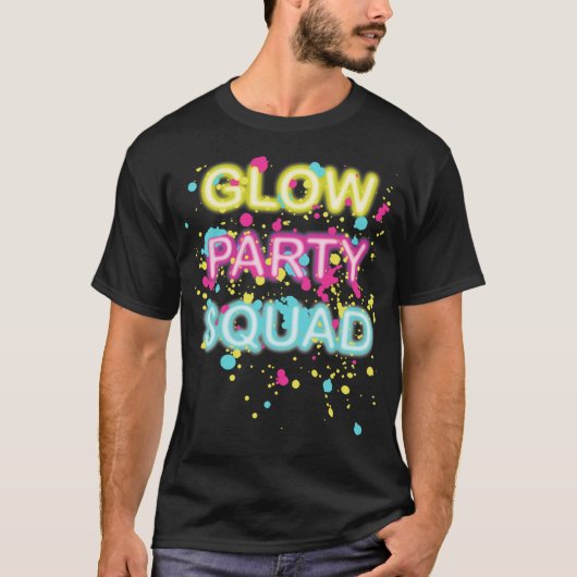 Party Squad Shirt glatt - Farbton Spritzer Effekt  (Vorderseite)