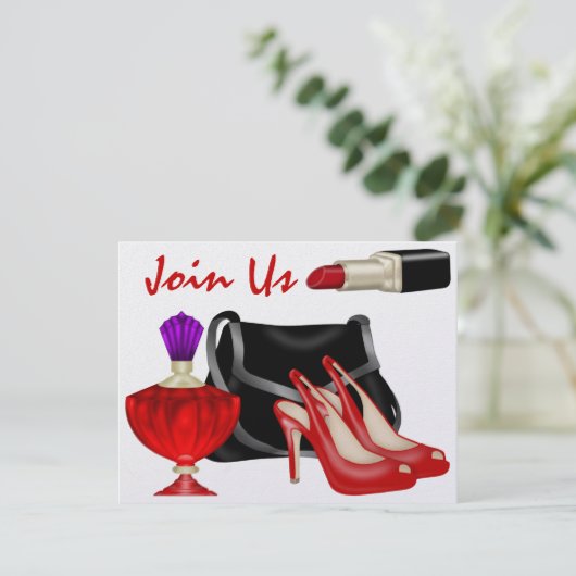 PARTY - SRF EINLADUNG (Stehend Vorderseite)