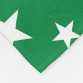 Party Stars auf Grün Fleecedecke (Ecke)