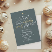 Party startete Script Green Weihnachtsfeier Einladung