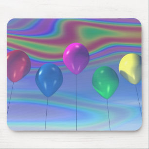 Party steigt Mousepad im Ballon auf