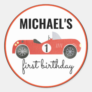 PARTY-STICKER RUNDER AUFKLEBER