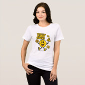 Party-Stimmung Tri-Blend Shirt (Vorderseite voll)